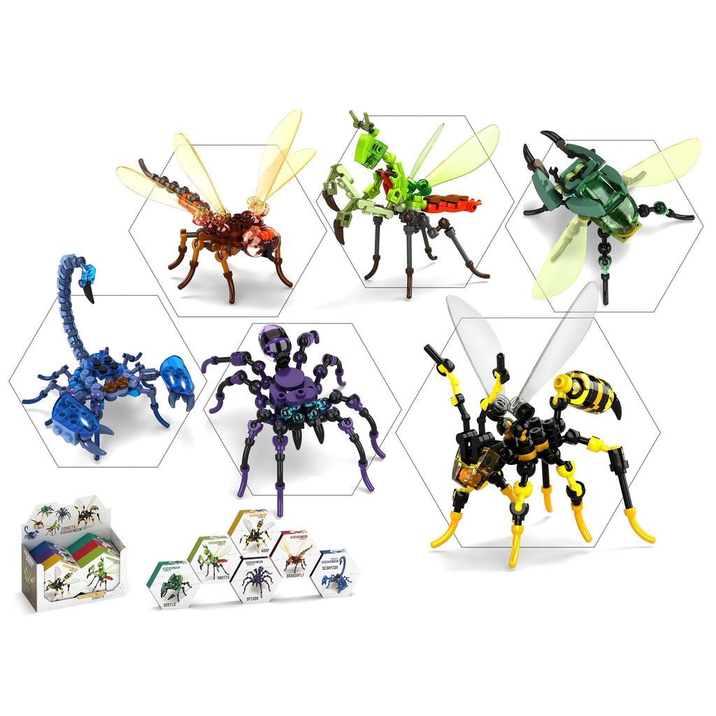 Mechanical Punk Insect Building Blocks