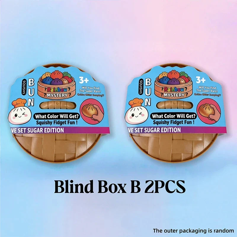 Mystery Color Squishy Bun – Slow-Rising Stress Relief Toy